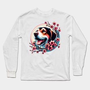 Slovensky Kopov Welcomes Spring With Cherry Blossoms Long Sleeve T-Shirt